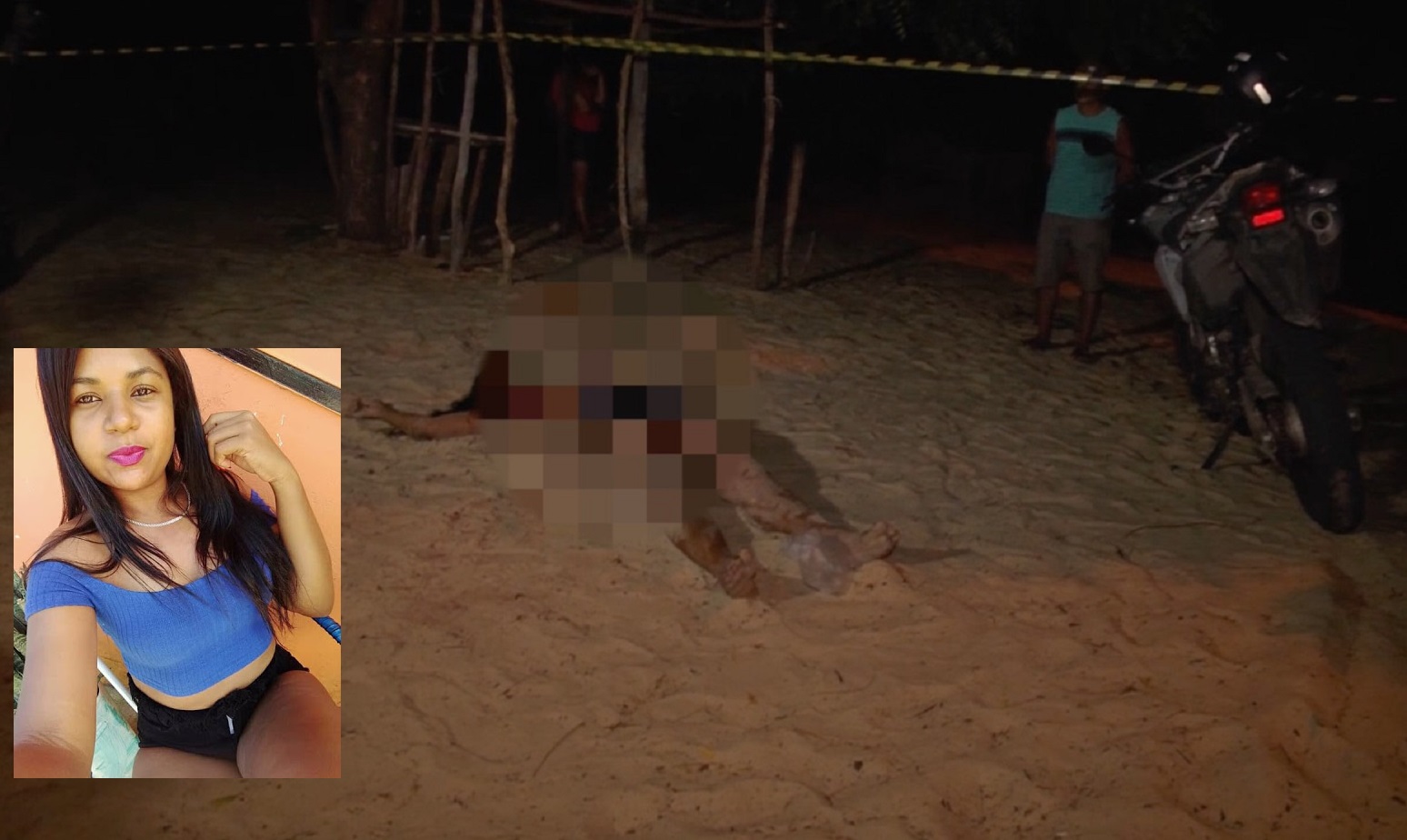 Gilmara Veras foi morta a facadas na Lagoa do Portinho, em Parnaíba